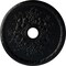 Ekena Millwork Grape Ceiling Medallion (Fits Canopies up to 3 5/8"), 22 5/8"OD x 3 5/8"ID x 5/8"P, Jet Black CM22GRBLF - alternate 1
